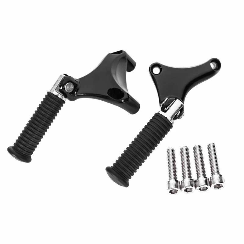 

Motorcycle Black Passenger Rear Foot Pegs Footpegs Mount For Harley 1200 Xl 883 Sportster 2004-2013