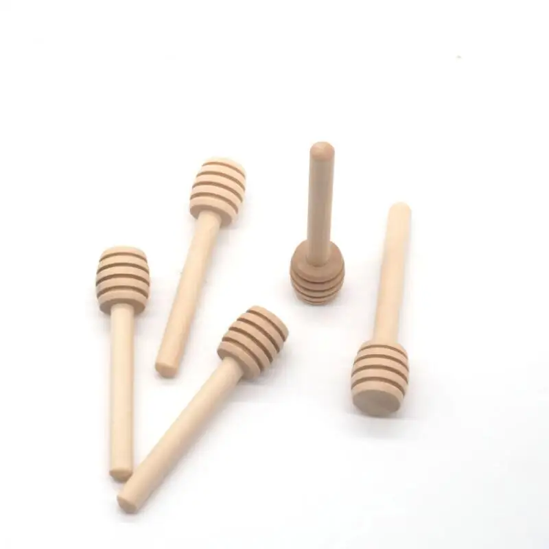 

8 CM Wooden Honey stick Dippers honey stir rod Honey dipper kitchen tool Party Supply LX7970