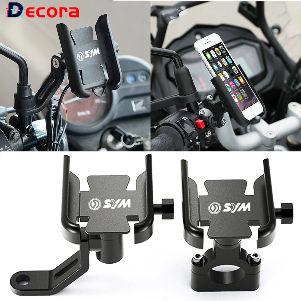 Universal For SYM Maxsym 400 600 Jet 14 125 Cruisym 125 180 300 GTS 250i 300i Motorcycle Handlebar Mobile Phone Holder GPS Stand