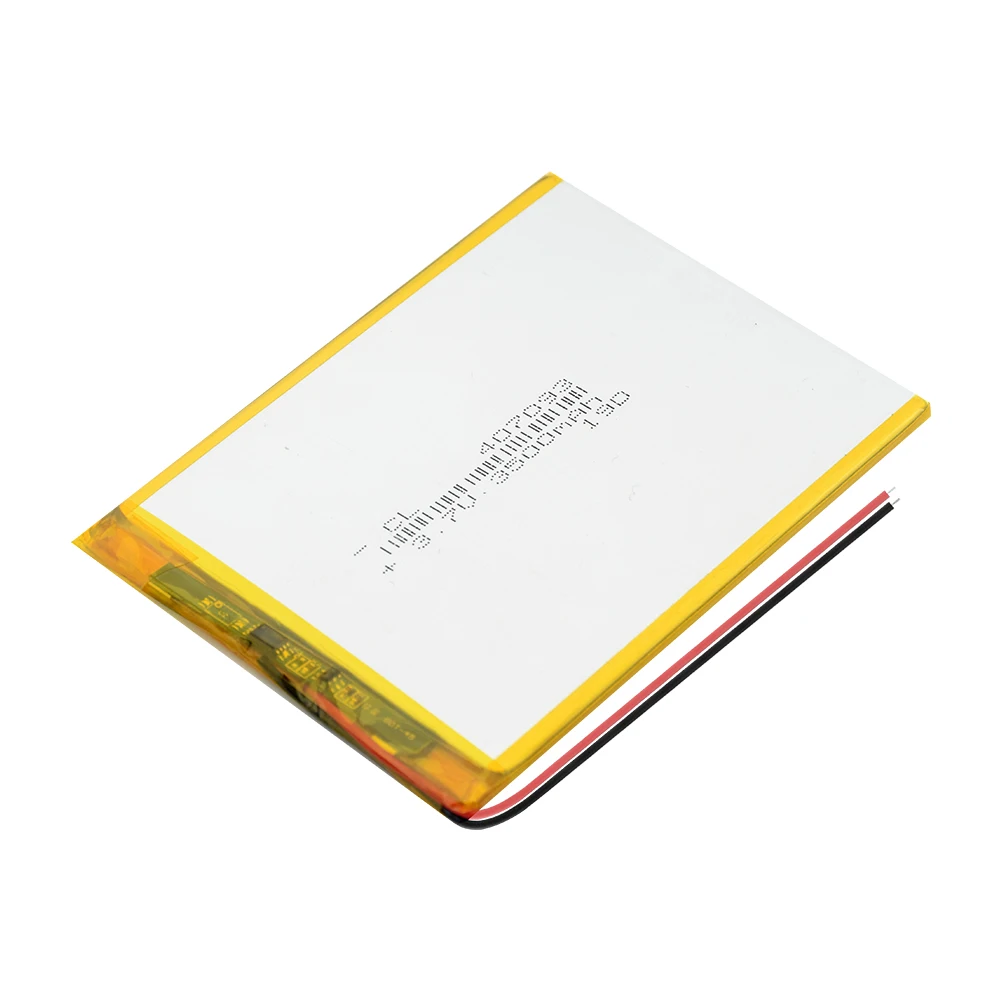 Pilha recarregável do polímero do lítio de lipo da bateria 407093 v do li-polímero 3.7 para a câmera de gps da almofada de dvd do gravador do navegador do leitor