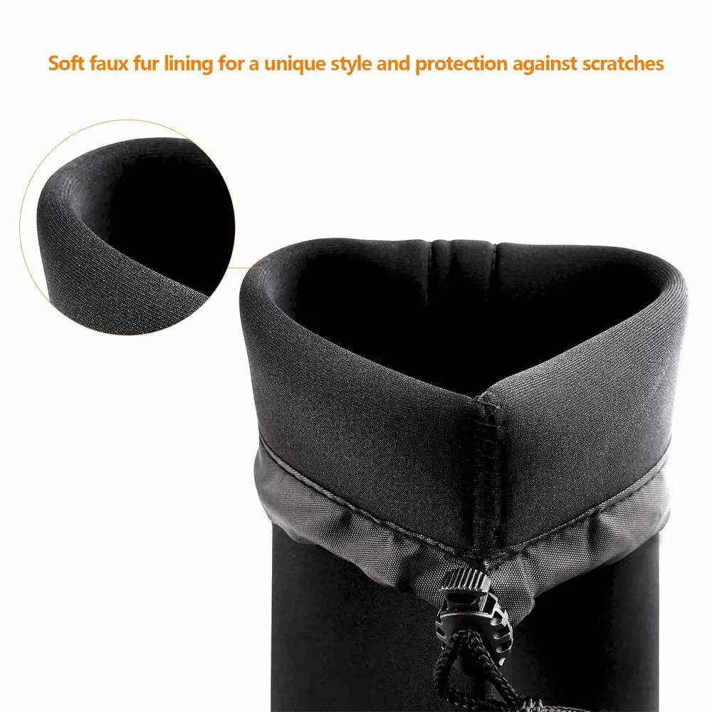 Cassa della macchina fotografica Del Sacchetto Lente Antiurto Pouch Set Caso di Lenti Piccolo Medio Grande e di Grandi Dimensioni In Più Per