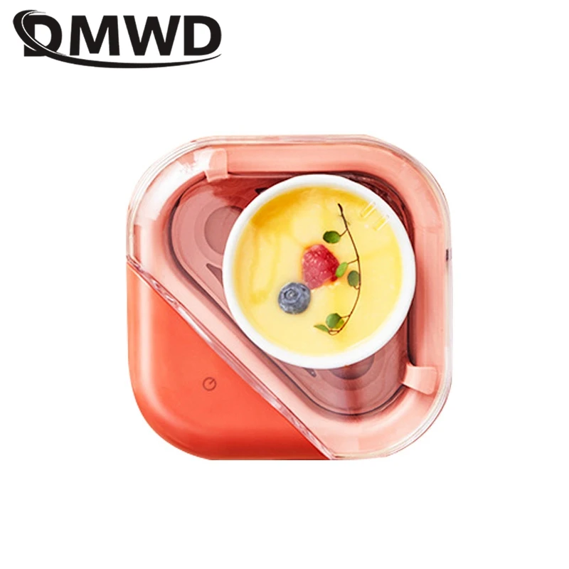 DMWD Electric 3 Egg Boiler Automatic Custard Egg Steamer Omelette Cooking Machine Breakfast Maker Cookware Auto-Off 220V