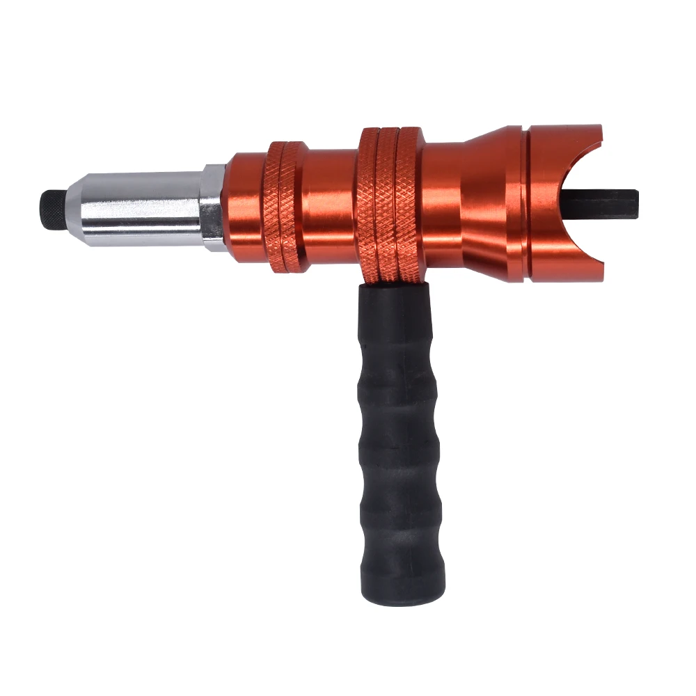 Atualização Elétrica Rivet Gun, Riveting Adaptador, Furadeira sem fio, Alumínio Rivet Nut, Inserir Ferramentas Nail Power, 2,4 milímetros-4,8 milímetros