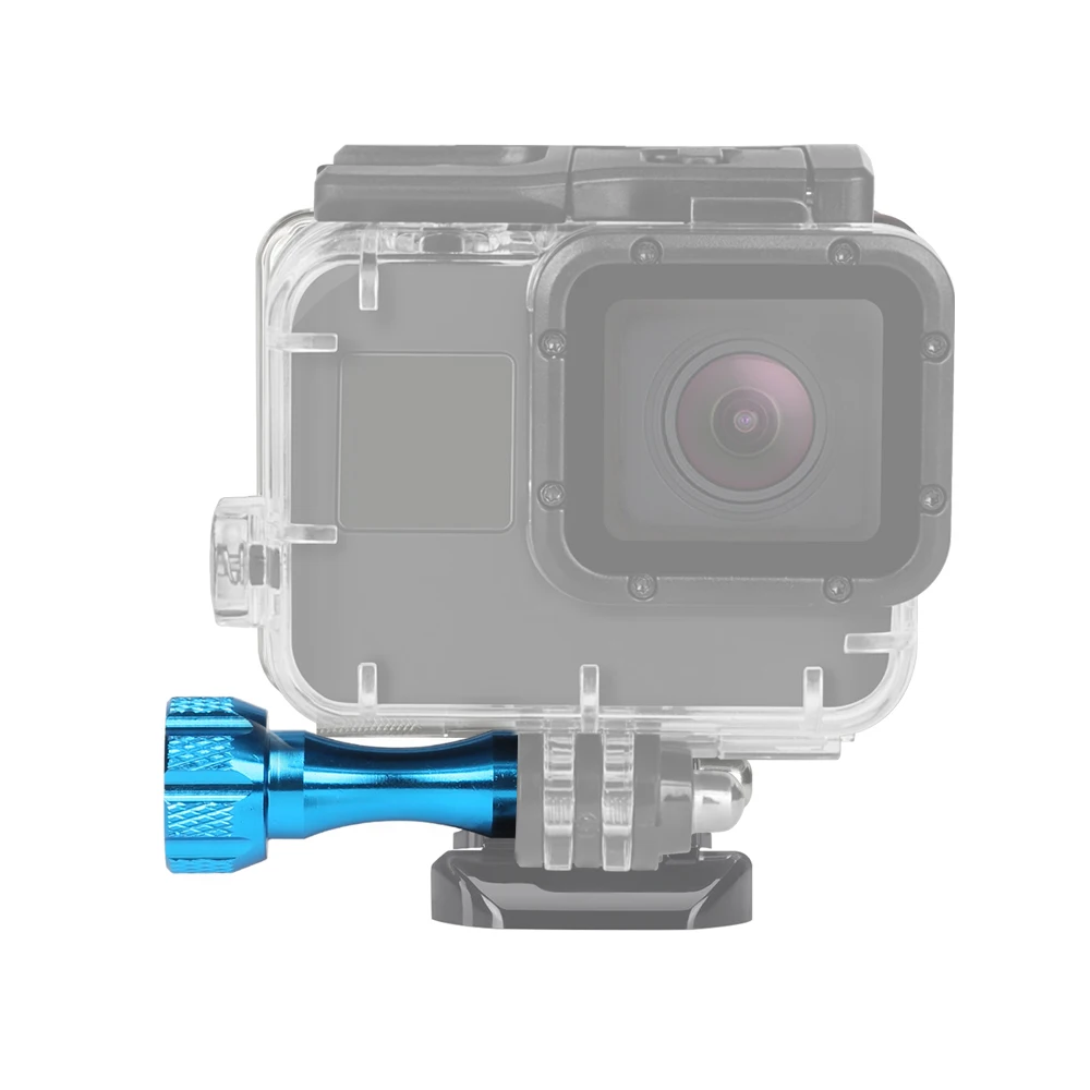 Liga de alumínio Polegar Parafuso Mount, Nut, Mount para GoPro Hero, Fusão, Max, Xiaomi Yi Lite, 4K, SJCAM, SJ7, H9, Sony, Go Pro osmo Acessório