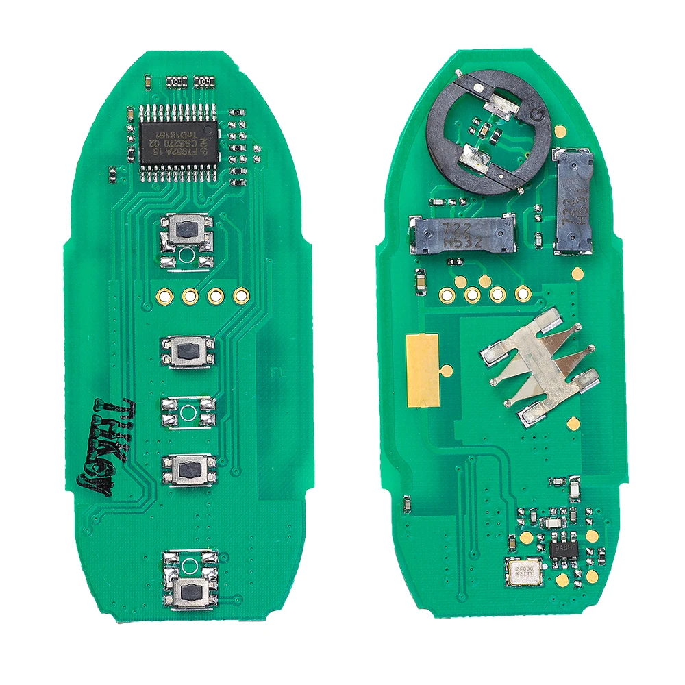 KEYECU CWTWB1U815 315MHz PCF7952 ID46 Chip zdalny inteligentny klucz do Nissan Sentra Versa 2013 2014 2015 2016 2017 2018 TWB1U815