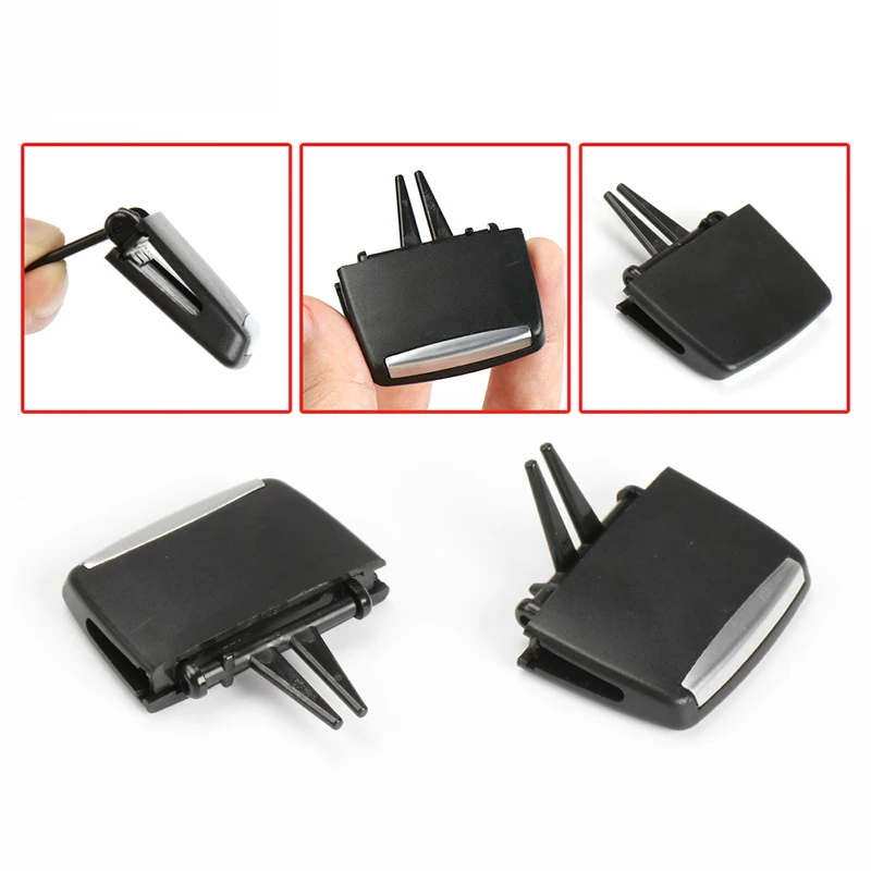 

Быстрая установка, автомобильный передний/задний центральный A/C клипса на решетку вентиляционного отверстия кондиционера, Ремонтный комплект для BMW X5 E70 X6 E71 2007-2014