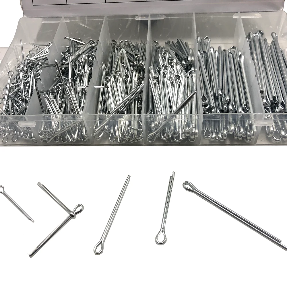 555 Cotter Pin Assortment Key Hair 555 Piece Shop Set 6 Sizes Axle Suspension Wheel