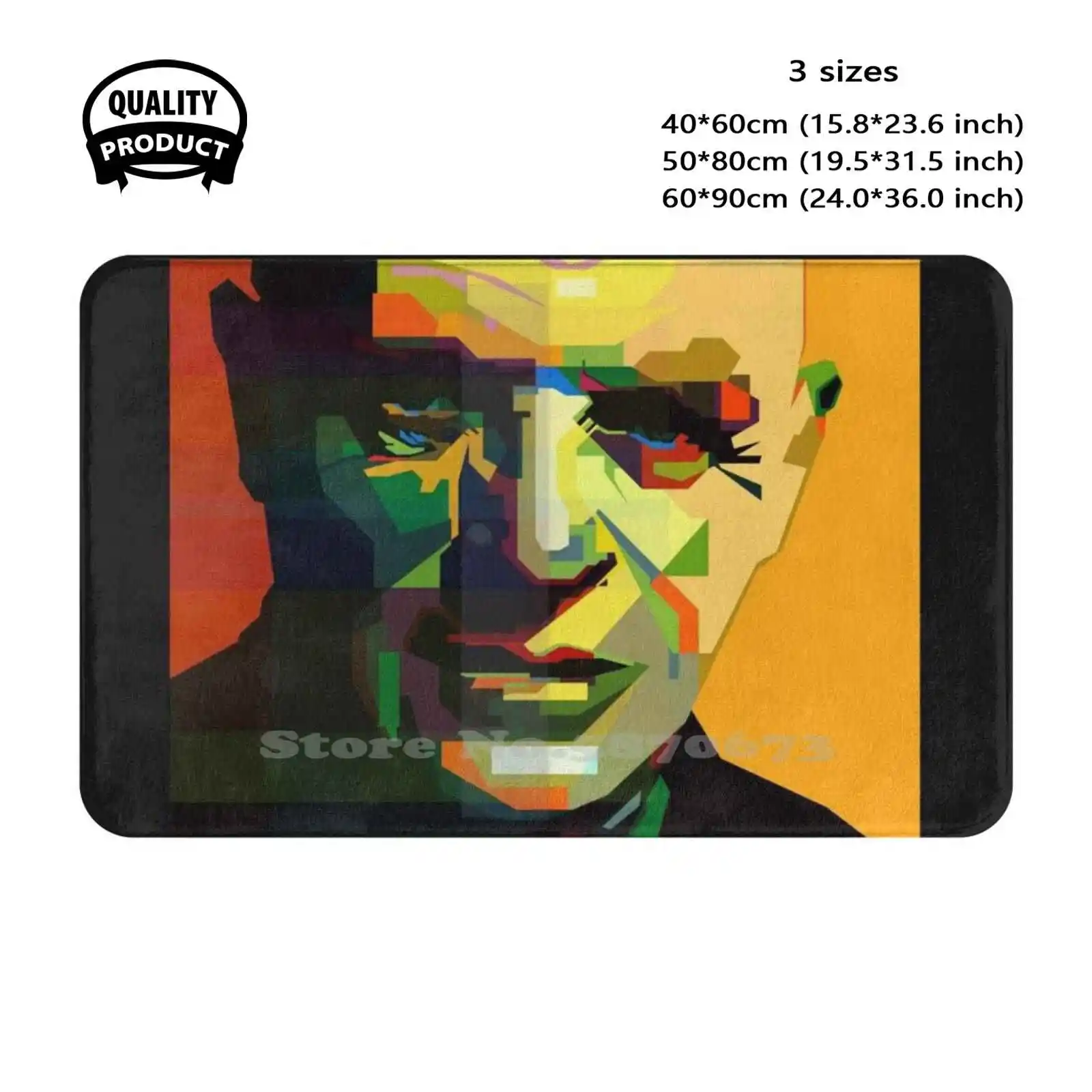 

Anthony Hopkins Pop Art Wpap Soft Cushion Home Carpet Door Mat Car Rug Hannibal Lecter Will Silence Of The Lambs Buffalo Bill