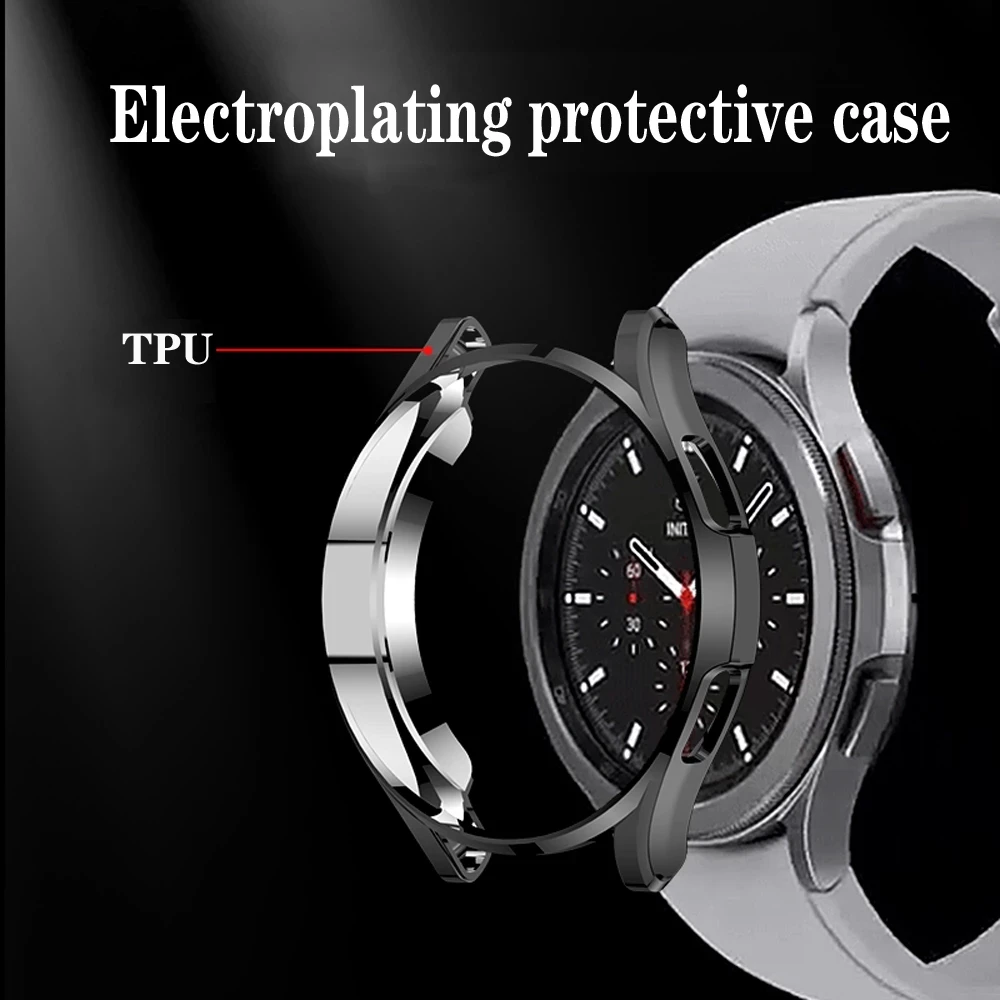 BEHUA 삼성 갤럭시 시계 4 용 화면 보호 시계 케이스 40MM 44MM 클래식 42MM 46mm 전체 보호 커버 충격 방지 Shel