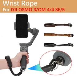 For DJI OSMO Mobile 3 OM4 SE OM5 Smartphone Gimbal Wrist Rope Handheld Stabilizer Lanyard PU Safety Hand Strap Belt Accessories