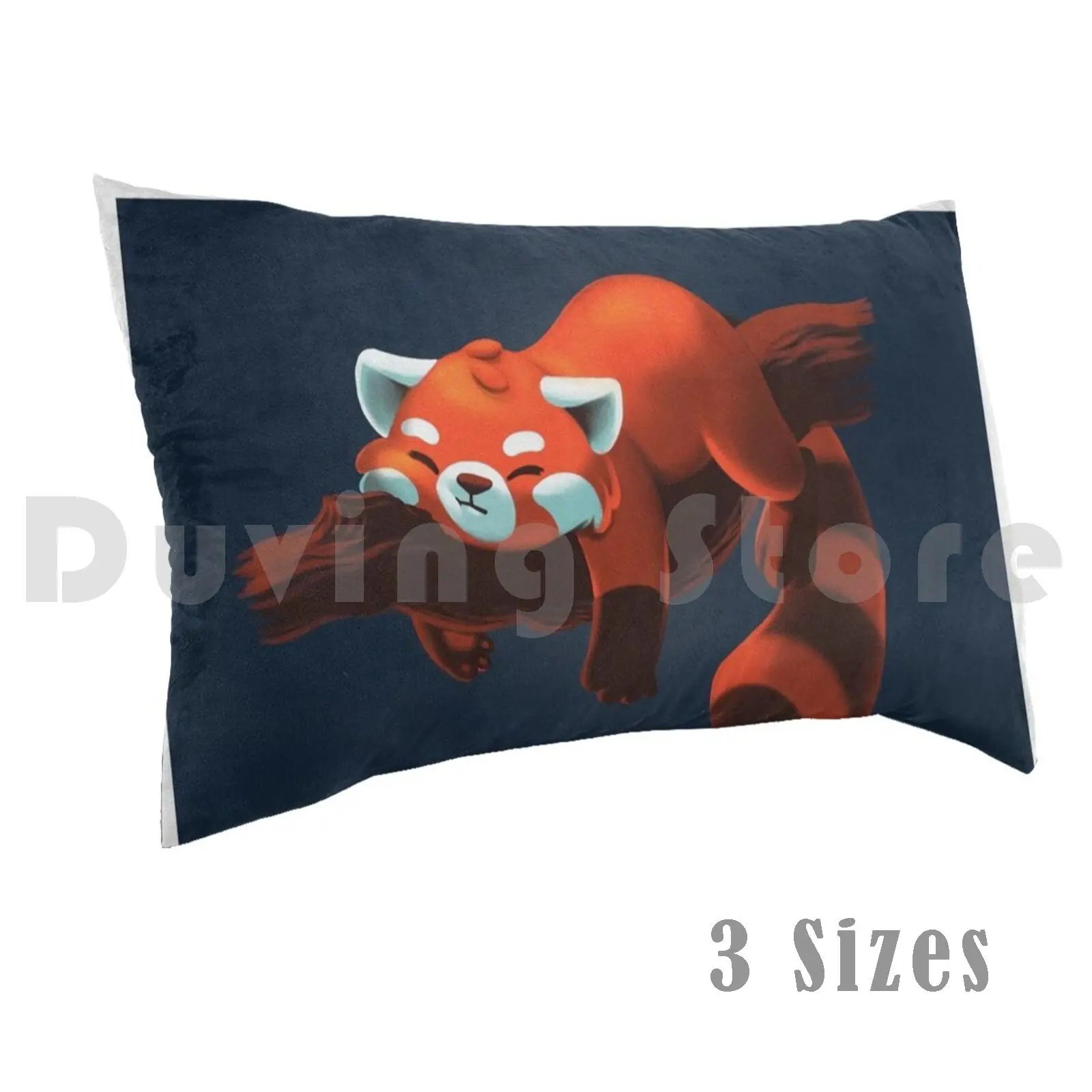 Red Panda Lazy Pillow Case Printed 50x75 Quarantine Otter Not Like The Otters Cute Animal Kawaii Furry