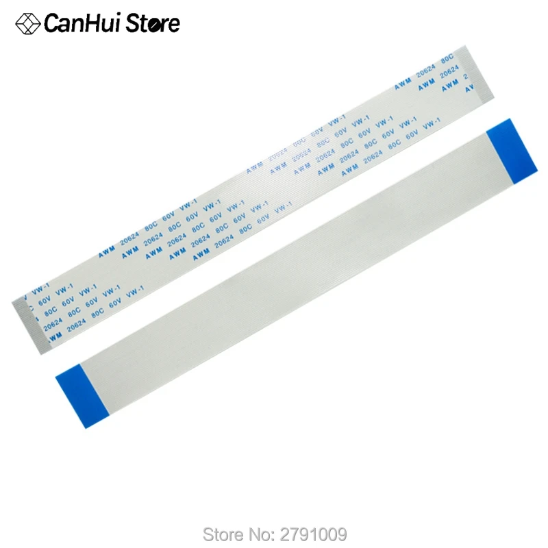 10PC FFC/FPC Ribbon Flexible Flat Cable 1.0MM 50/100/150/200MM A B type contact 4P 6 7 8 10 12 14 18 20 22 24 26 30 32 34 35 Pin