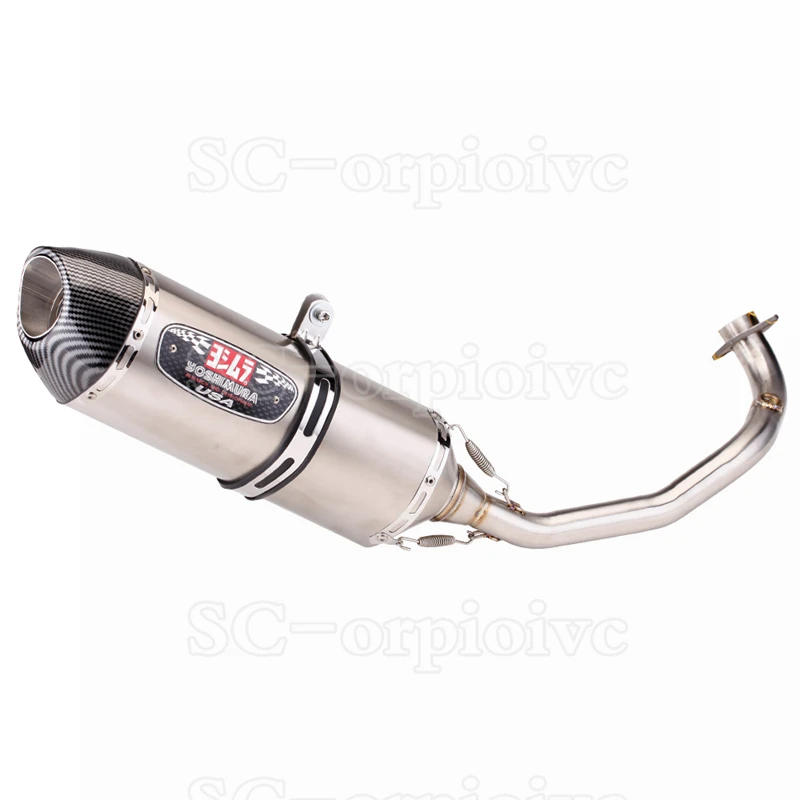 YZF BWS125 Motorcycle Full Exhaust system Yoshimura Escape Moto Modified Slip on with DB Killer For Yamaha BWS 125 125CC 150