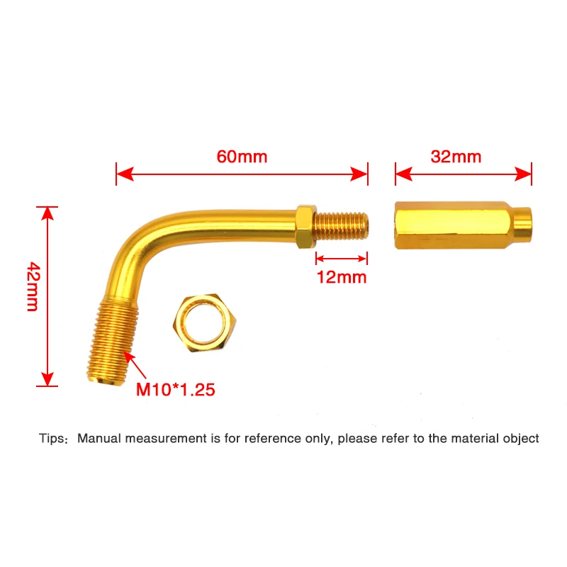 Alconstar- 90° Accelerator Throttle Cable Adjuster Screw For Motorcycle Throttle Cable MTB Bike Bicycle Autobike Moped GY6