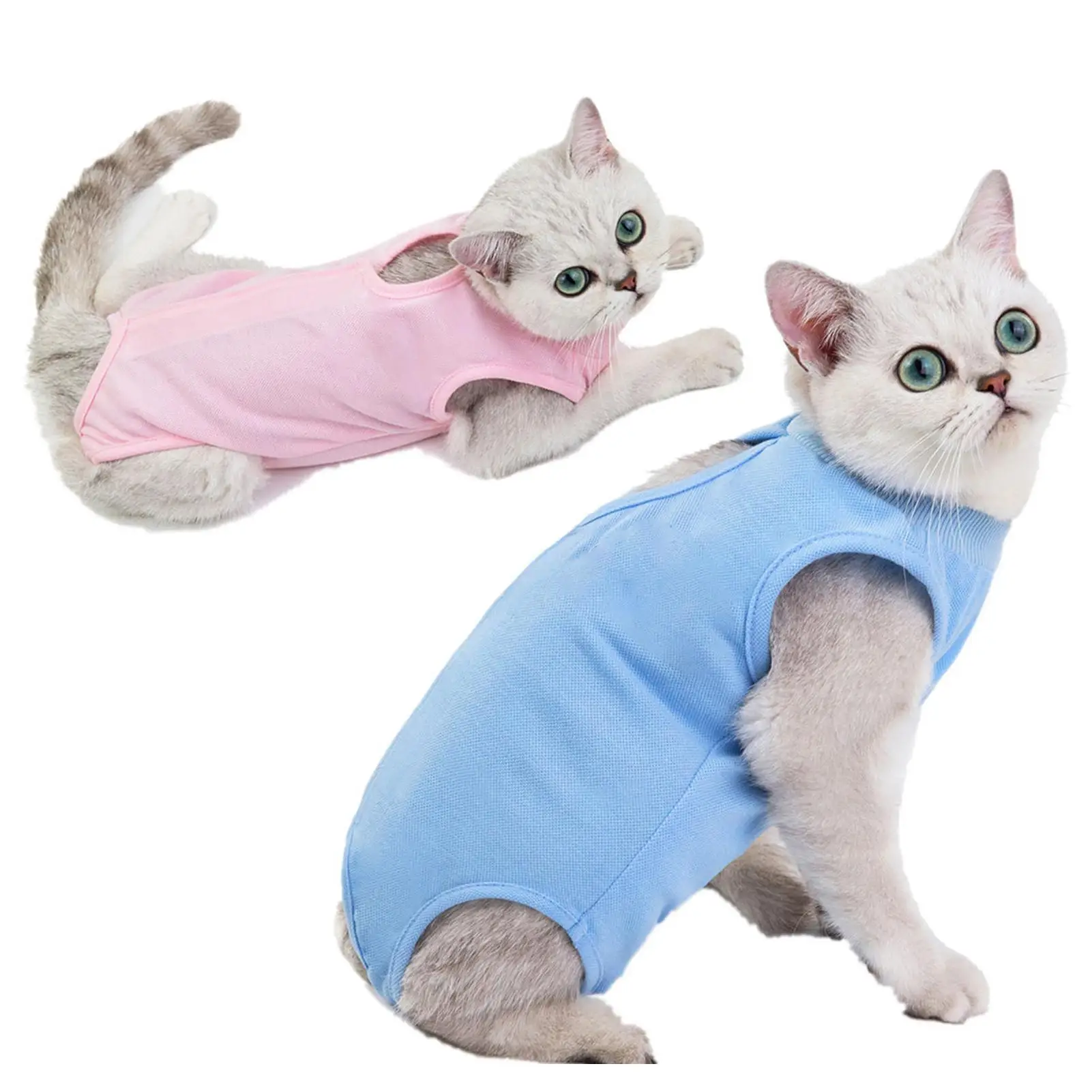 Kitten Sterilization Vest Cat Clothes Anti-licking Weaning Romper Pet Supplies