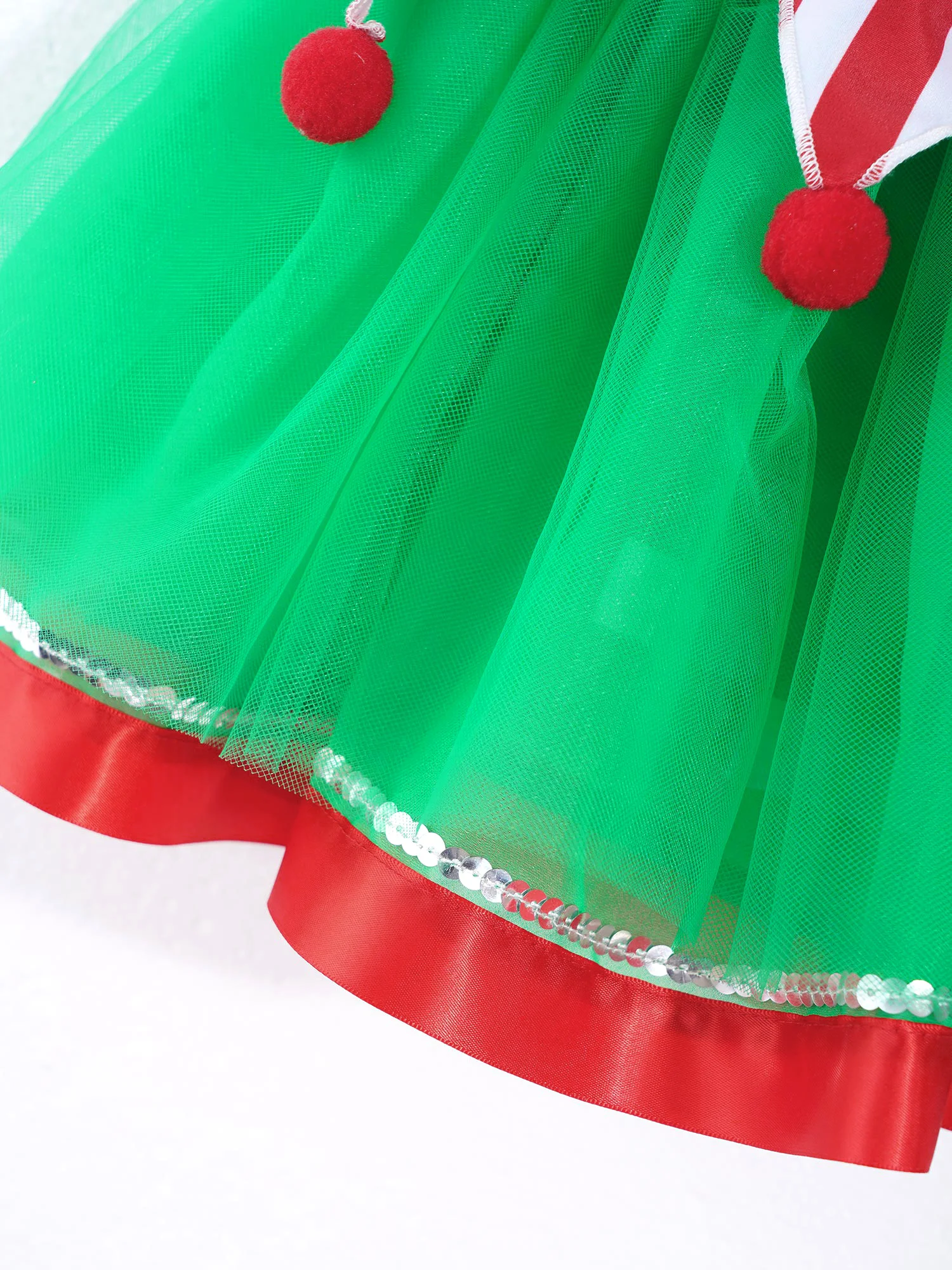Disfraces de Cosplay de elfo de Navidad verde para niños, vestido de tutú de Ballet para fiesta de Navidad, disfraz de Santa Claus para niños, Festival para Niños