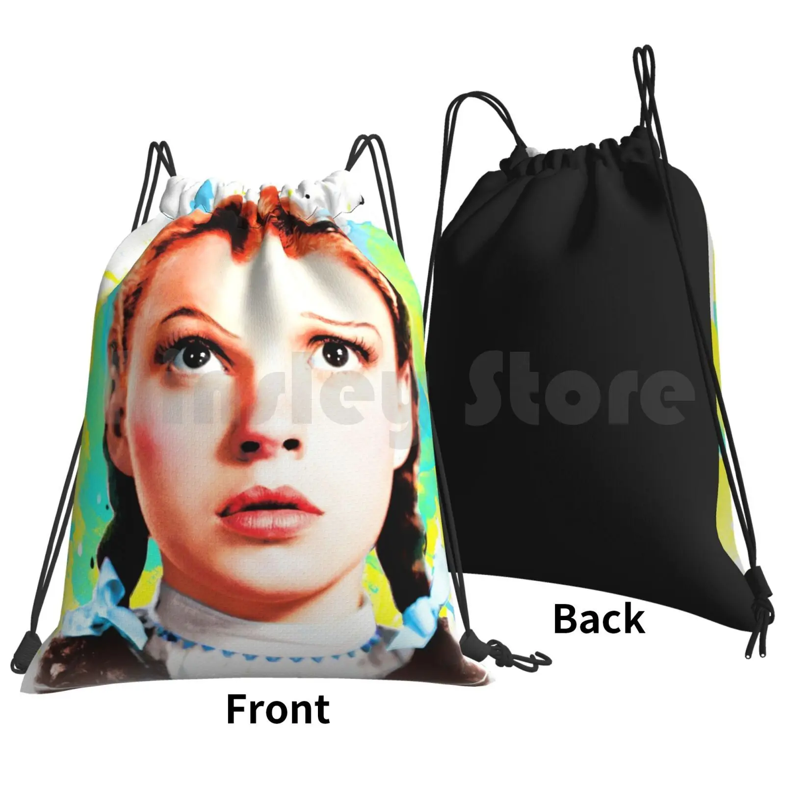 Dorothy Backpack Drawstring Bags Gym Bag Waterproof Dorothy Gale Judy Garland Vintage Hollywood Film Old Hollywood