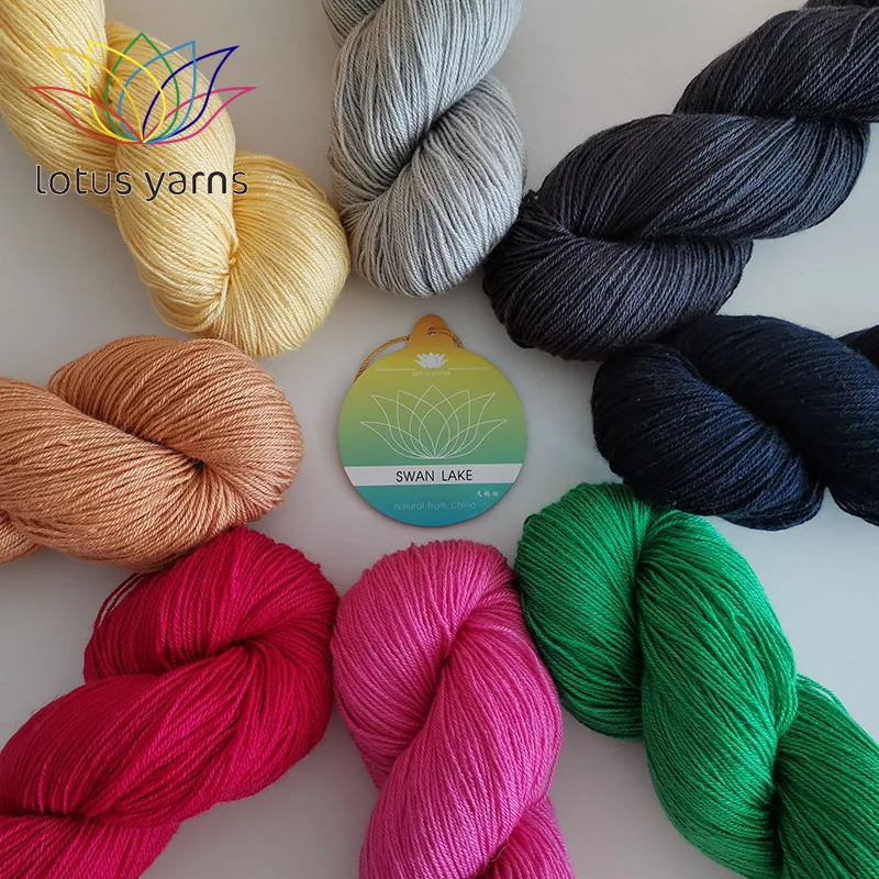 50g Hank Wool Cashmere Angora Yarn Hand Knitting Crochet Lace Weight For Baby Garments Scarves Hats Craft Projects Swan Lake