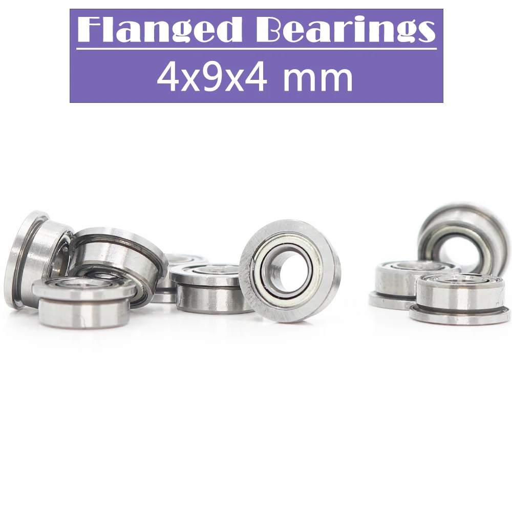 

F684ZZ Flange Bearing 4*9*4 mm ( 10 PCS ) Flanged F684 Z ZZ Ball Bearings