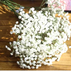 1PCS 65cm Artificial Baby's Breath Gypsophila Flowers Wedding Decoration Birthday DIY Photo Props Fake Flower Home Decor Flore