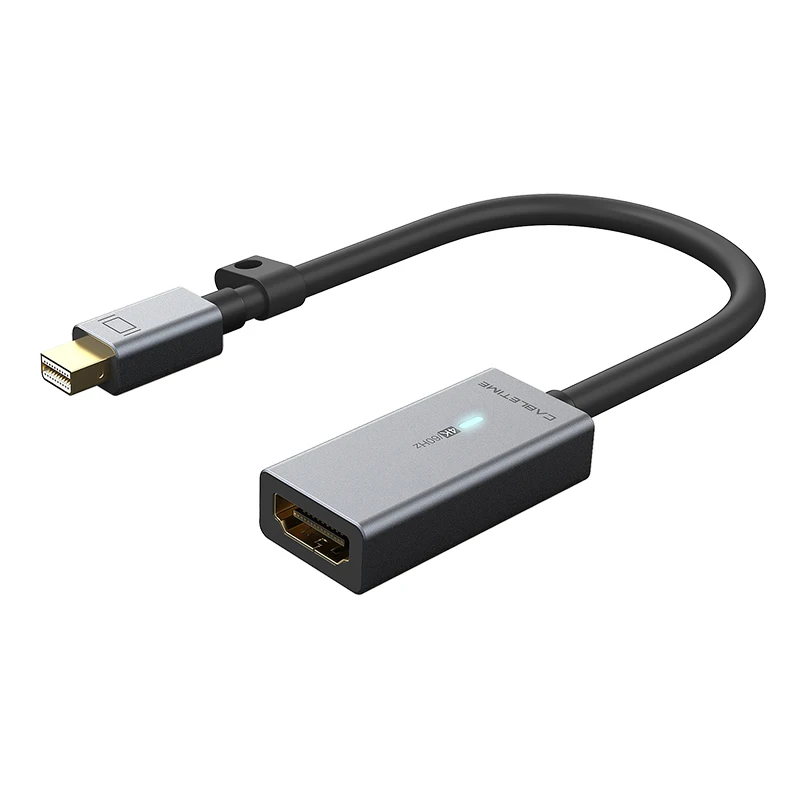 CABLETIME 4K 60HZ Mini Displayport do HDMI Adapter Synchronizacja danych Światło oddechowe Mini Dp Konwerter dla Macbook Lenovo Acer C315 — zdjęcie produktu 7