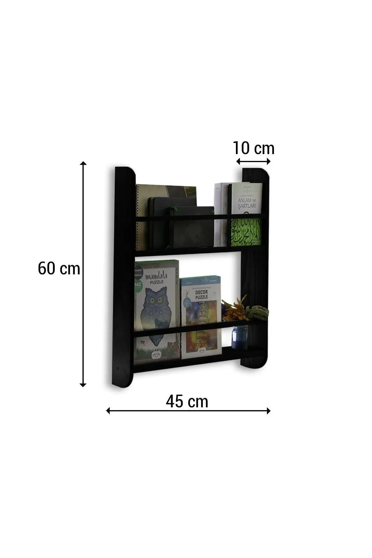 Rak Dinding Kayu Montessori-Rak Buku-Kamar Anak 2 Rak