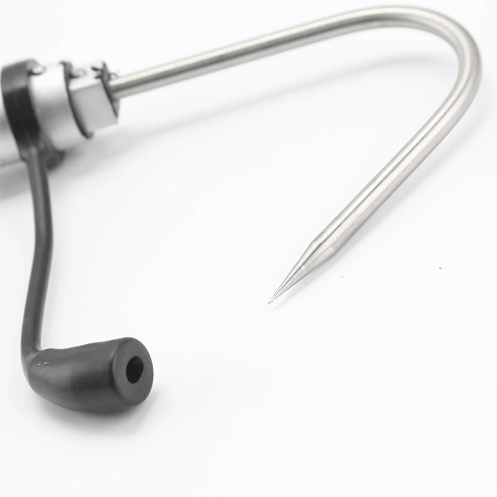 New Ice Fishing Rod Spear Hook Tools Telescopic Retractable Fish Gaff Stainless Steel Portable Sea Boat Fishing Grip Tackle 60cm