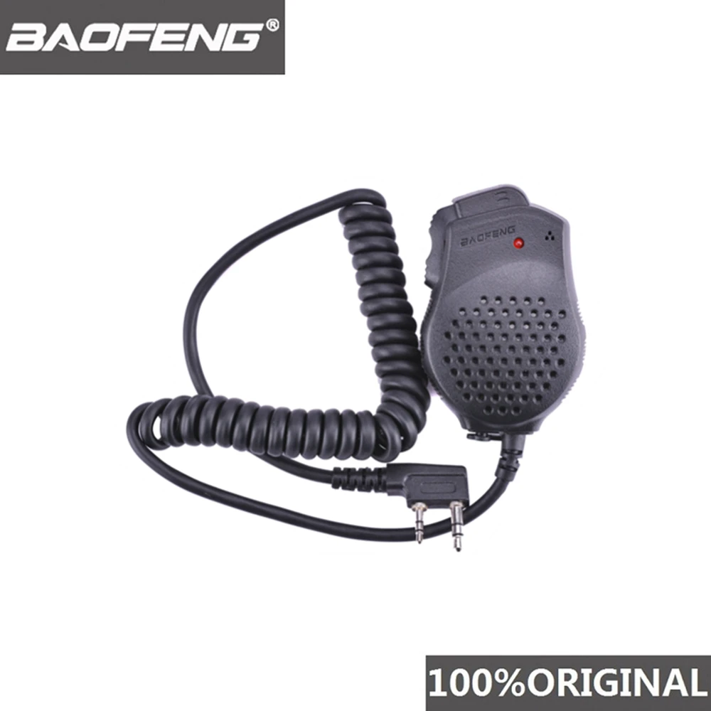 

Baofeng UV-82 Dual PTT Microphone K Port Two Way Radio Mic Speaker Pofung UV 82 UV-8D UV-89 UV-82HP Walkie Talkie Accessories