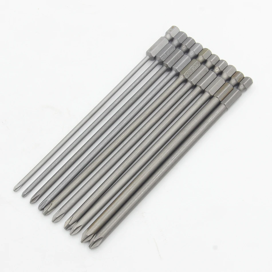 1Pcs 150mm long Hex Shank Magnetic Phillips Cross Screwdriver Bit Electric Screwdriver Head