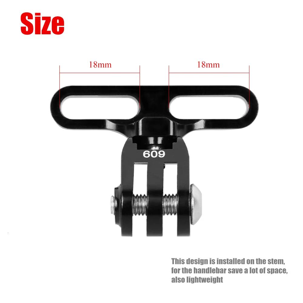 GUB 609 Bicycle Guide Mounting Adaptor In Rack for Sports Camera Mount Bicycle Titular Mount For GoPro Camera Lantern