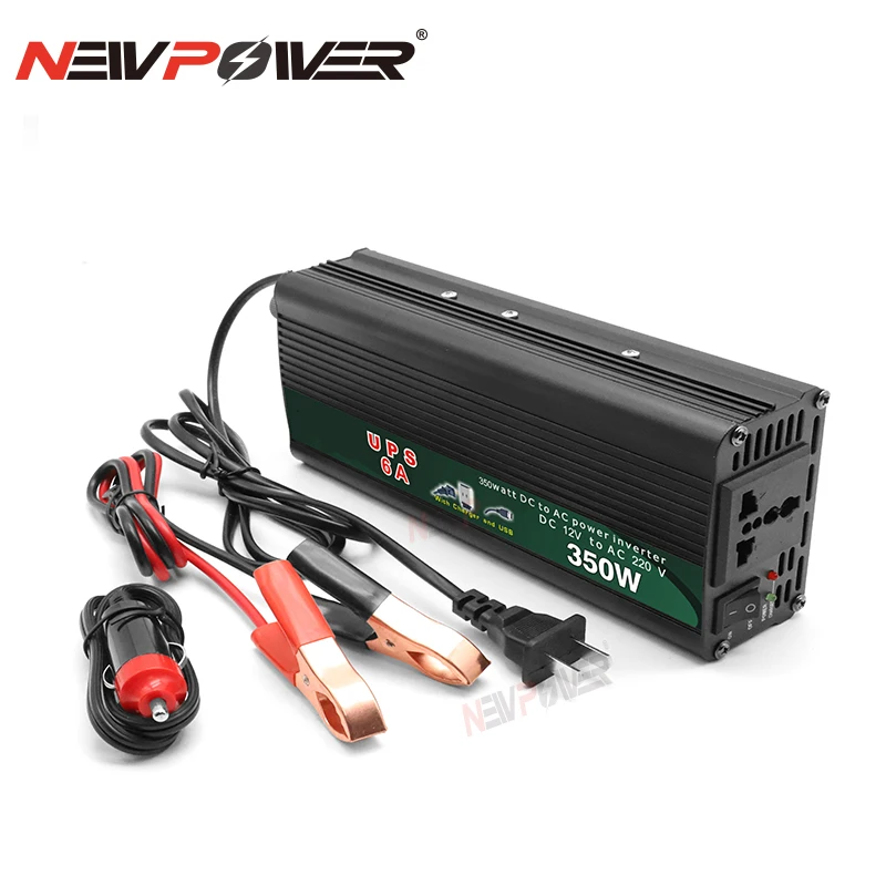 

Modified sine wave charging inverter 350W Inverter 12V TO 220V 110V Max 600W UPS function High quality Made in China