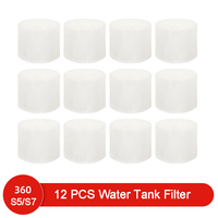 12 PCS/Lot Robot Water Tank Filter Wet filter for 360 S5/ S7/S7 Pro Robotic Vacuum Cleaner Parts Accessories