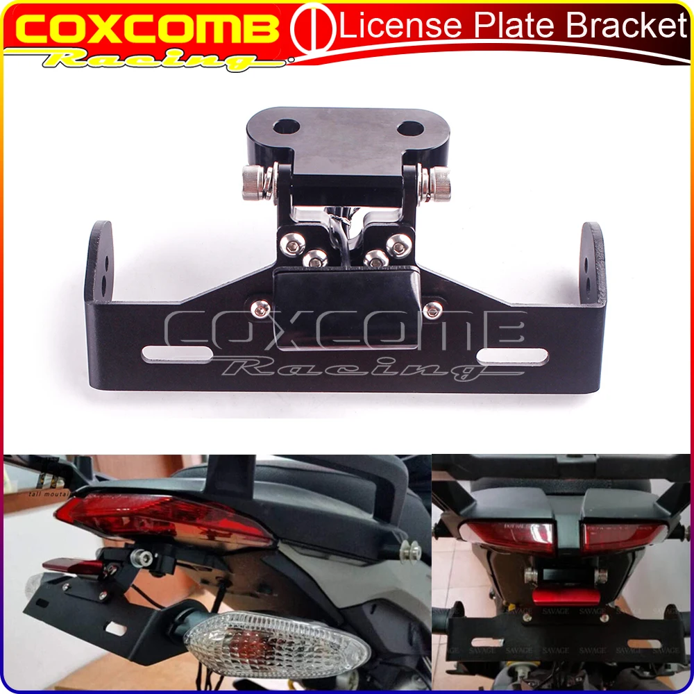 For DUCATI Hypermotard 821/SP 939/SP Hyperstrada 821/SP 939/SP Motorcycle CNC Black Tail Tidy License Plate Mount Bracket