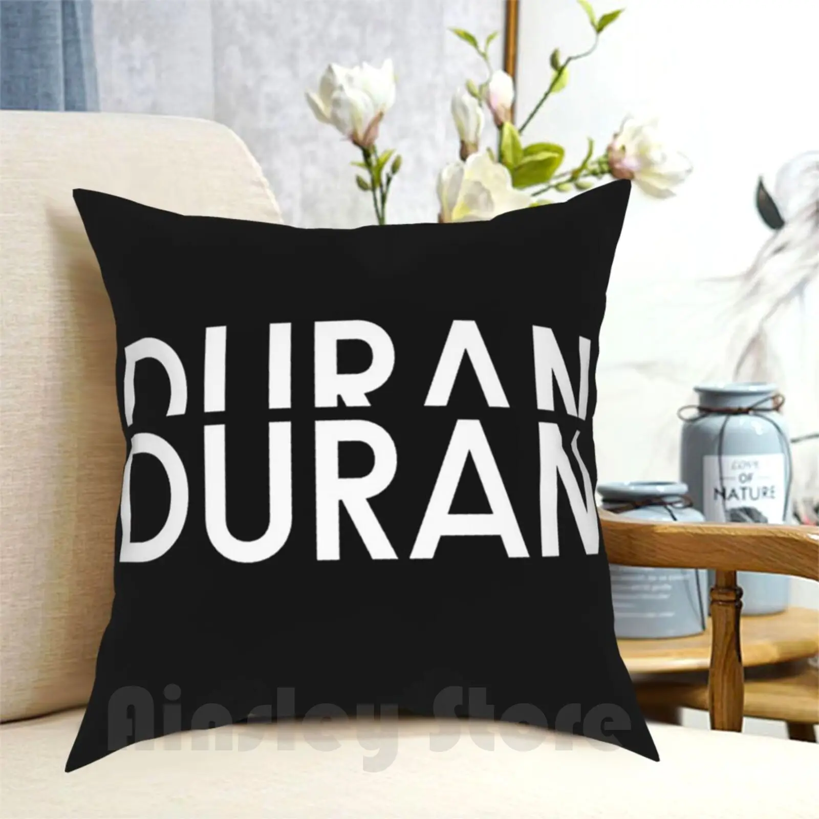 White-Logos Pillow Case Printed Home Soft DIY Pillow cover Duran Duran Band Duran Duran Band Duran Duran Band Popular Duran