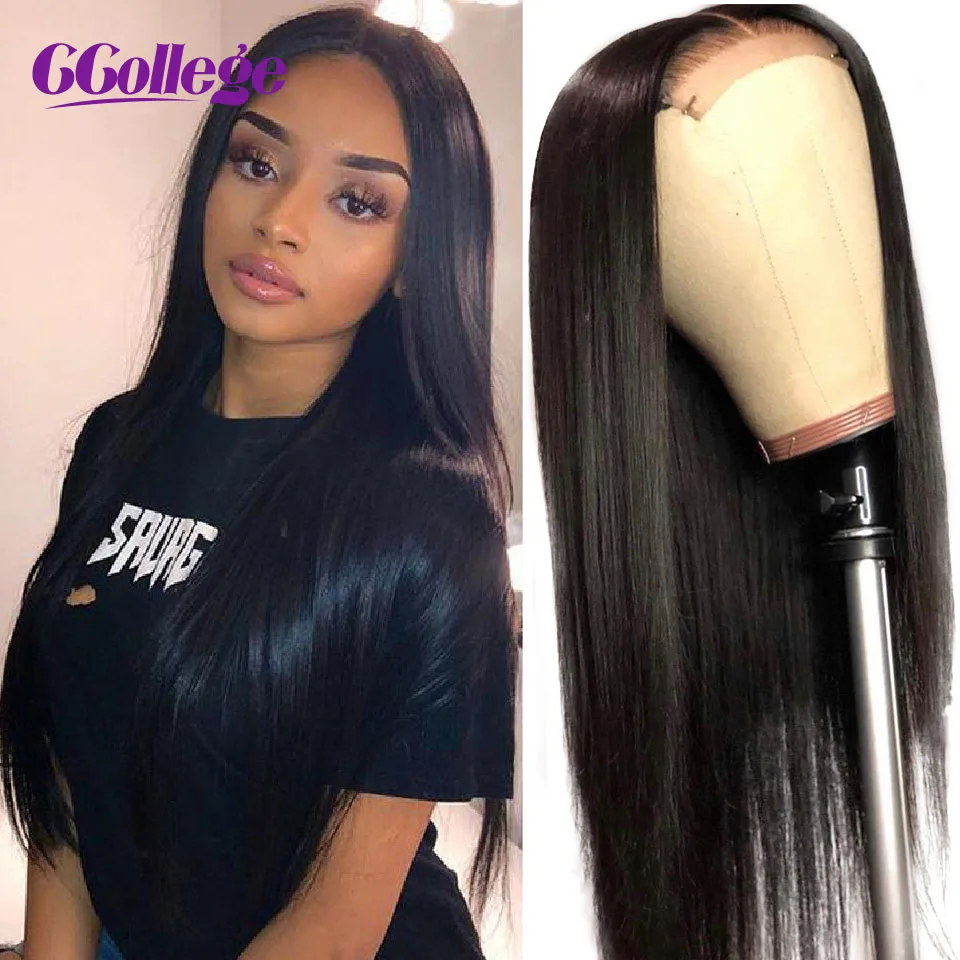 

Human Hair Wigs For Women Straight Long 8 to 32 Inches Closure Wig 4x4 Lace Wigs T Part Transparent Lace Wig Indian Remy Hair