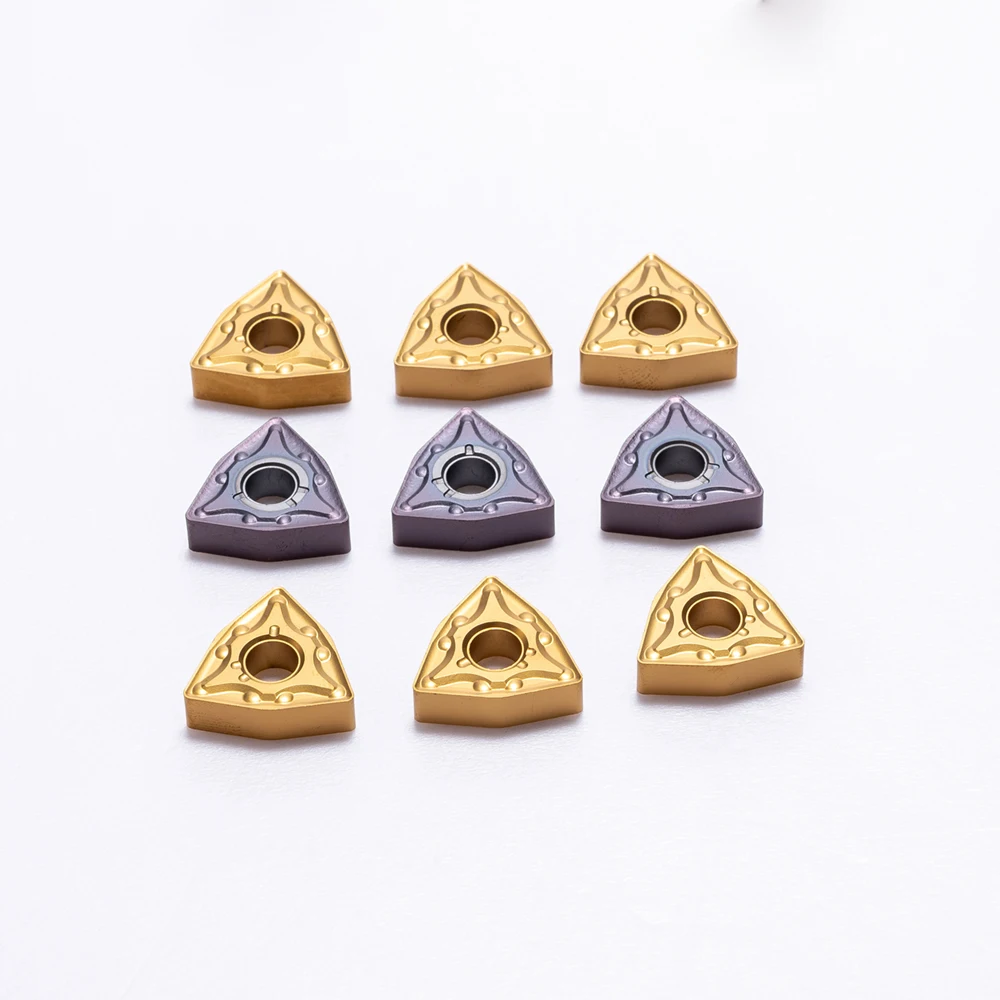 Lathe Cutter Tools WNMG080408 MA UE6020 US735 VP15TF External Turning Tools WNMG 080408 Carbide Inserts Cutting Tool 10PCS