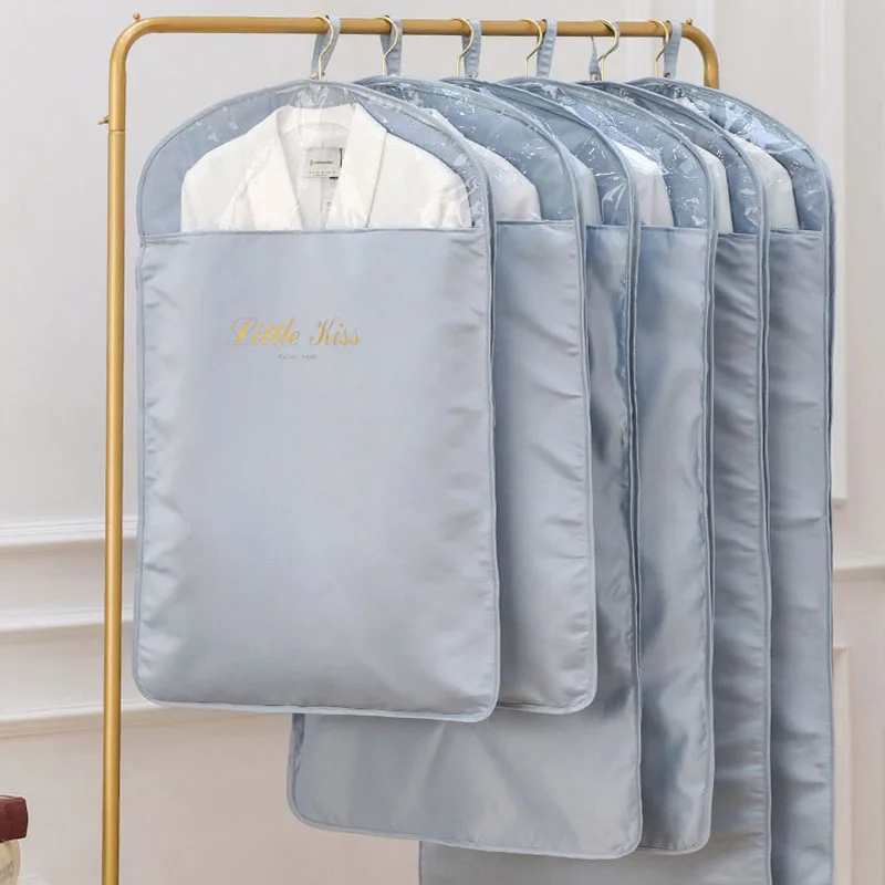 Dustproof Cover For Clothes Couvre Veste Garment Protector Suit Coat Dust Cover Bag Foldable Transparent Hanging Organizer