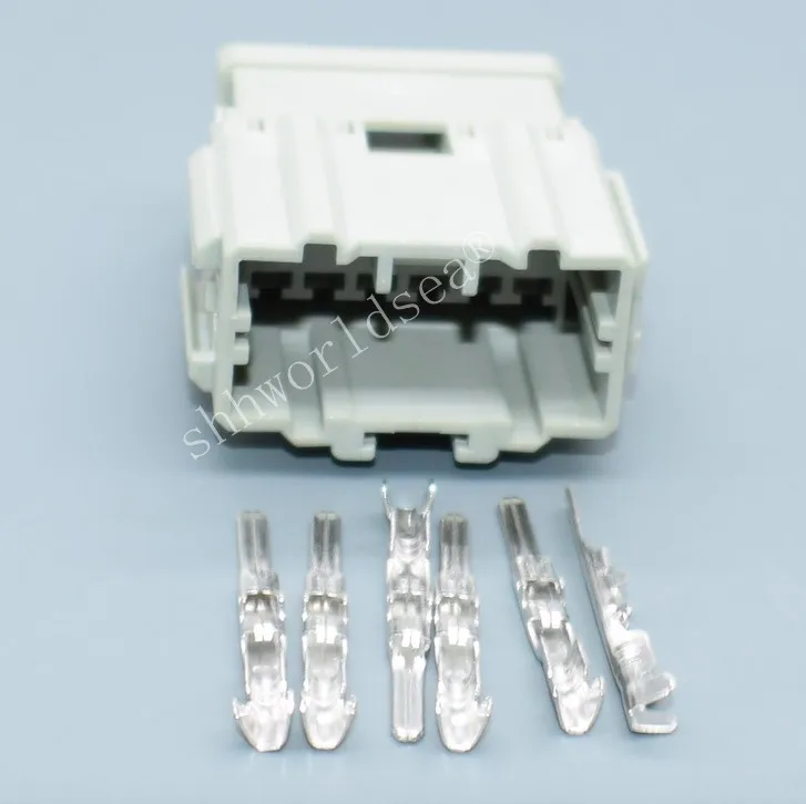 Shhworldsea 2/100 مجموعات 10 دبوس 2.2 مللي متر 6098-0249 6098-0250 مآخذ توصيل السيارات مع محطة أنثى ذكر التوصيل