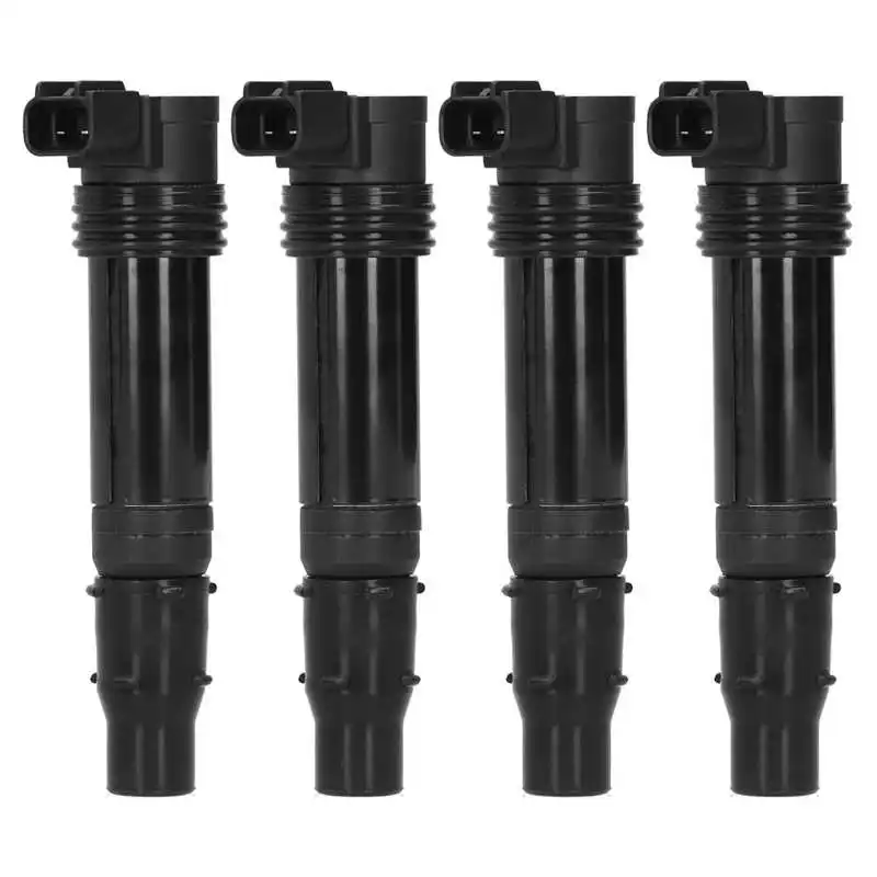 4Pcs Motorcycle Ignition Coil Stick F6T570 Fit Ignition Coil for KAWASAKI ZX636 ZX6R ZXR9F ZX R9F 636 2005-2016