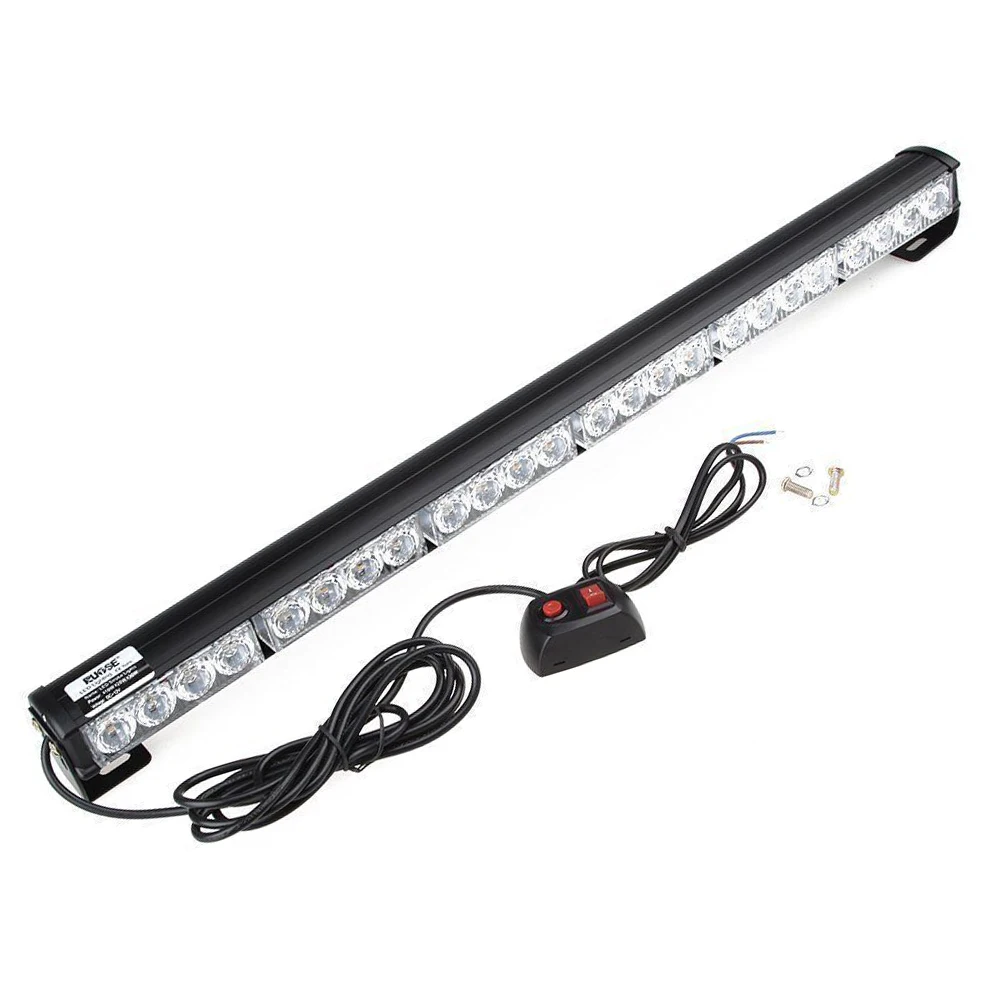 Cars Accessories Emergency Warning Flashing Light Police Strobe Fog Light Waterproof  Daytime Driving 24 LED Lightbar