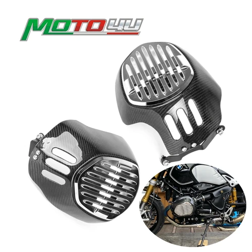 탄소 섬유 오토바이 실린더 헤드 가드 보호대 커버, BMW R1200GS 2010 2011 2012 R NINE T 2014-2017 용, 신제품