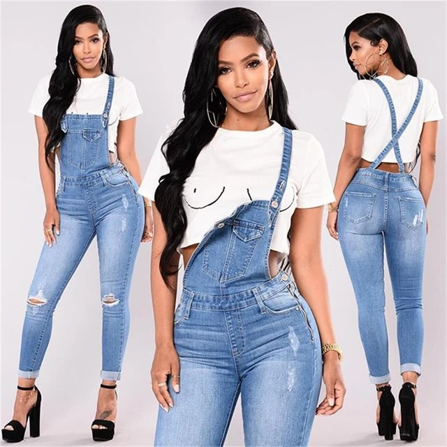 Jeans jumper pants hot sale