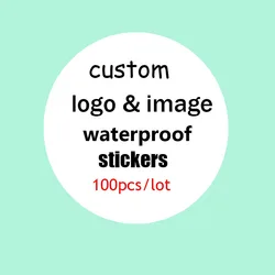 Custom Waterproof Logo Stickers Plastic Vinyl Adhesive Gift Pack Bottle Can Labels with Your Own Name for Shampoo and Comsmetic