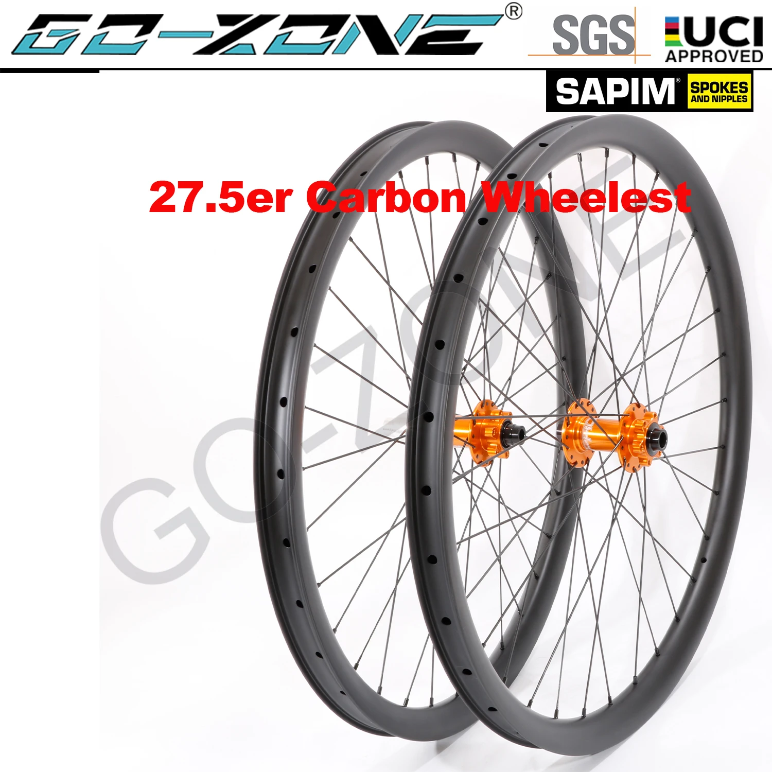 

Multiple specifications 27.5er Carbon MTB Wheels Hope Pro 4 Sapim Tubeless Thru Axle / Quick Release / Boost 650B MTB Wheelset