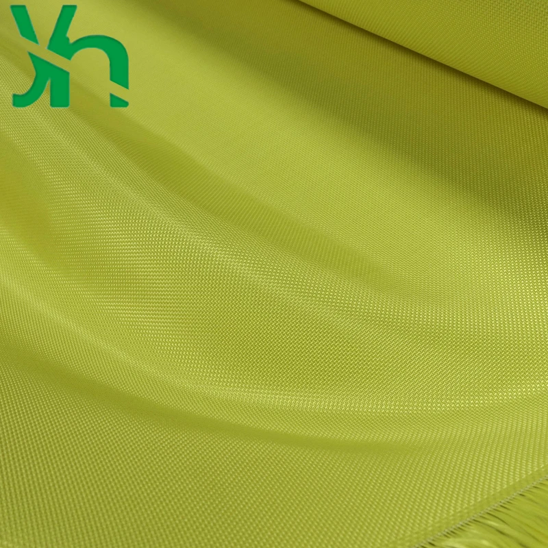 3000D 400g yellow plain weave aramid fiber cloth 100%Kevlar fabric k29 high temperature resistant high strength fiber reinforced