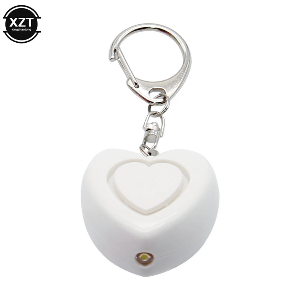 Mulheres Alarme de Segurança de Emergência com Luz LED, Anti-lobo Chaveiro de Segurança, Portátil, Menina, Autodefesa, 130 DB Decibéis, Pedant