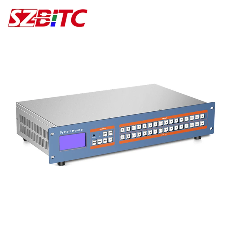 SZBITC HDMI Matrix 4x4 8x8 16x16 4k@30Hz Video Switcher Mulitiple Splitter EDID LED Button RS232 Remote Control for LCD Wall