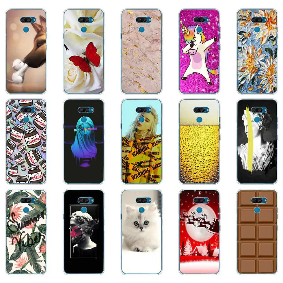 For LG K50 Case K 50 Soft Silicone TPU  Cover For LG Q60 Phone Case Covers For LGK50 Q 60 Coque Animal 6.26 Inch Protective