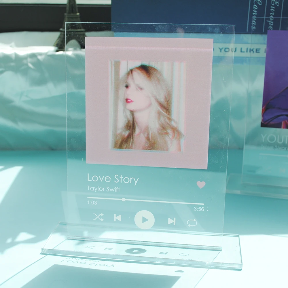 

10 шт. Новые акриловые таблички для украшения стола с индивидуальным дизайном, принтом музыкальной звезды, подставкой-держателем, сувенир на Бар Мицва, карточка с новогодним пожеланием/благословением