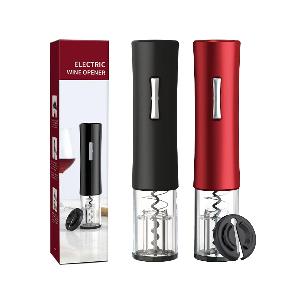 Electric Bottle Opener with Foil Cutter Corkscrew Wine Accessories Smart Automatic Wine Opener Kitchen Appliance